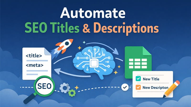 Free n8n Workflow to Generate Meta Title and Description n8n SEO Template